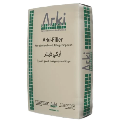   Non Structural Crack Filling Compound ARKI FILLER K Arki Can 25 kg White Color