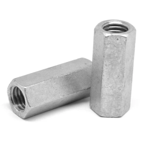 Hexagonal Connector Nut, Zinc Plated,   Size 24 mm,  | Al Hadara Tower Company