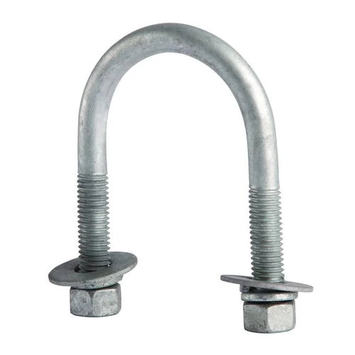 Galvanized U Bolt Clamp for Pipes, Thread Size M16  | Al Khamisain Company