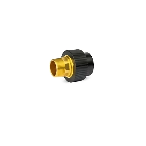 PPR/PPR-UV Male Threaded Adapter Size 25 mmx3/4 inch, Black Color | Almanar PPR/PPR-UV Male Threaded Adapter Size 25 mmx3/4 inch, Black Color | Almanar