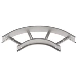  Pre Galvanized Steel Cable Ladder Elbow (OF), 110mm Side, 900mm Width, 50×25mm Channels, 32 mm Flange Width| BAHRA Factory