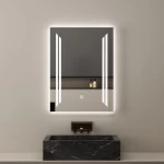 LED Reflector 3 lighting colors, Size 80 x 60 cm, rectangle