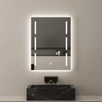 Rectangular shape Internal Light Glass 3 lighting colors, Size 60 × 80 cm