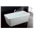 Classic White Bathtub with Mixer, Size 160 × 80 × 60 cm