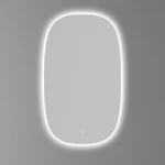 مراية إنارة شكل بيضاوي، مقاس 60 × 100 سم
