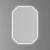 Cave Shape LED Mirror Modern Design, Size 90 × 60 cm