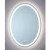 Contemporary Chinese LED mirror size 80 x 60 cm, circular shape