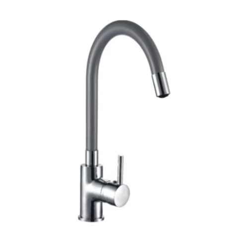 Tall Kitchen Mixer Brass, Chrome Finish, Functional Design Tall Kitchen Mixer Brass, Chrome Finish, Functional Design