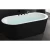 Classic White Soaking Bath, with Mixer, Elegant Design