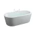 Classic White Soaking Bath, with Mixer, Elegant Design