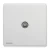 Broadband TV Socket, F Connection, White Color, 86x86mm, Siemens (Delta Arina)