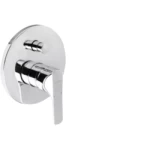 Shower Tap chrome color Double Round Line