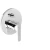 Shower Tap chrome color Double Round Line