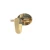 Bidet Spray Mixer Hidden Italian Brass, Golden Shiny color circular face