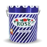 دهان روز علامات الطرق مائي تشطيب مطفي، لون ابيض، برميل 18 لتر | دهانات روز