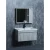 Blended Grey Wood Sink, Width 60 cm, Functional Design with Mirror and Medicine Cabinet