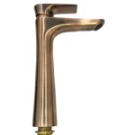 High Washbasin Mixer Red copper