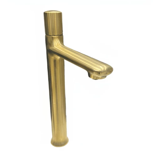 High Washbasin Mixer golden matte color High Washbasin Mixer golden matte color