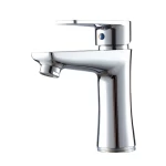 Chinese short Washbasin Mixer chrome color