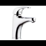 Italian short Washbasin Mixer chrome color