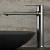 Italian Washbasin Mixer short, black color