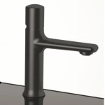 Italian Washbasin Mixer short, matte golden color