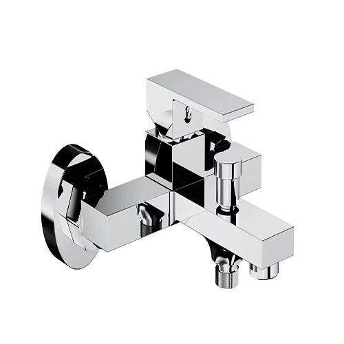 Shower mixer chrome color, Square Shower mixer chrome color, Square