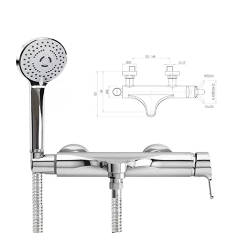 Automatic Bath Mixer chrome color Automatic Bath Mixer chrome color