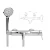 Automatic Bath Mixer chrome color