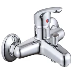 Shower Tap Chrome, with Hand Shower + Hose + Base