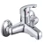 Shower Tap Chrome, with Hand Shower + Hose + Base