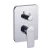 Hidden Shower mixer Chrome color, Two-Line Square