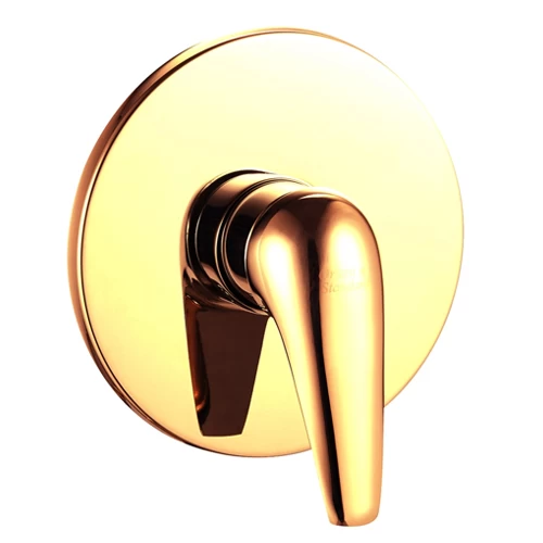 Hidden shower mixer Round gold color single line Hidden shower mixer Round gold color single line
