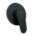 Hidden Bath Mixer Black matte color One line circular face