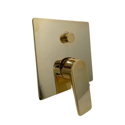 Italian Hidden Shower Tap golden glossy Two circular face lines Italian Hidden Shower Tap golden glossy Two circular face lines