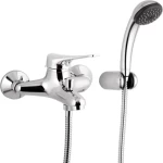Italian Bath Mixer chrome color