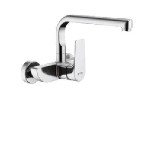 High Kitchen Faucet Brass, Chrome Finish, Functional Design