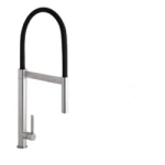 High Kitchen Spout Brass, Light Bronze color