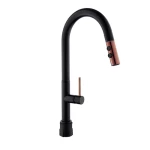 Kitchen Faucet Brass, black Finish, Functional Design
