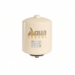 Vertical Water Pressure Tank Without Legs, Pressure 25 bar, Capacity 50 L, Diameter 350 mm, Height 590 mm, Beige Color