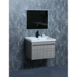 Wooden Vanity Unit, 80 cm, Gray Color