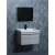 Wooden Basin Set, 80 cm, Gray Color