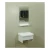 Wooden Bathroom Sink White, Size 43 × 36 cm