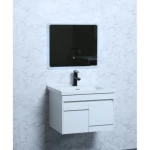 Wooden Bathroom Sink White, Size 60 cm