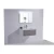 Wooden Vanity Unit, 120 cm size, gray color