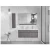 Wooden Basin Set, 100 cm size, white gray color
