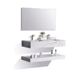 Two Ceramic Vanity Unit Golden white color, Size 120 cm