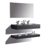 Two Ceramic Vanity Unit black color, Size 120 cm