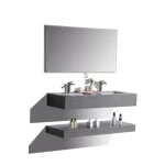 Two Ceramic Vanity Unit White gray color, Size 120 cm