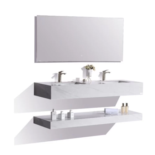 Stone Wash Unit two ceramic basin, Distinctive Design, Size 150 cm Stone Wash Unit two ceramic basin, Distinctive Design, Size 150 cm